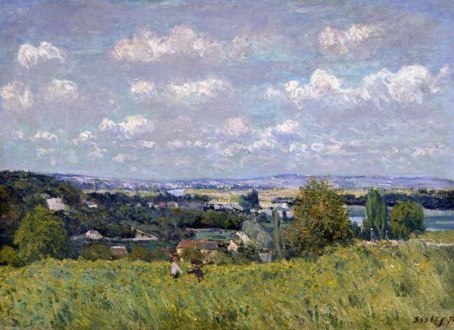 The Valley of the Seine at Saint-Cloud Alfred Sisley