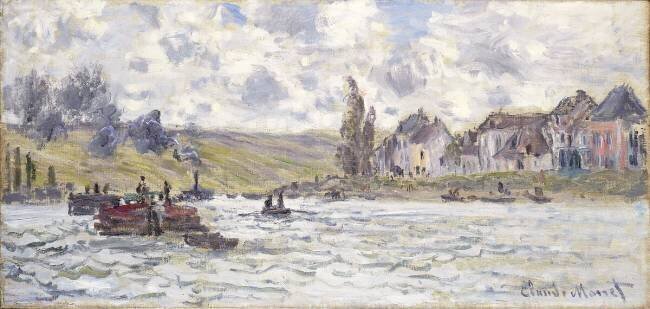 The Village of Lavacourt Claude Monet