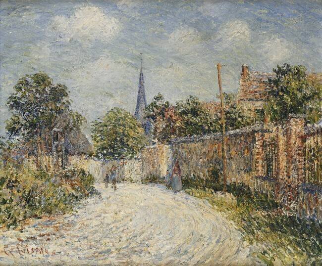 The Village Street Gustave Loiseau