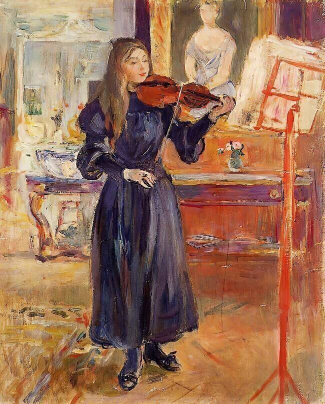 The Violin Berthe Morisot