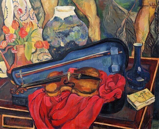 The Violin Case Suzanne Valadon