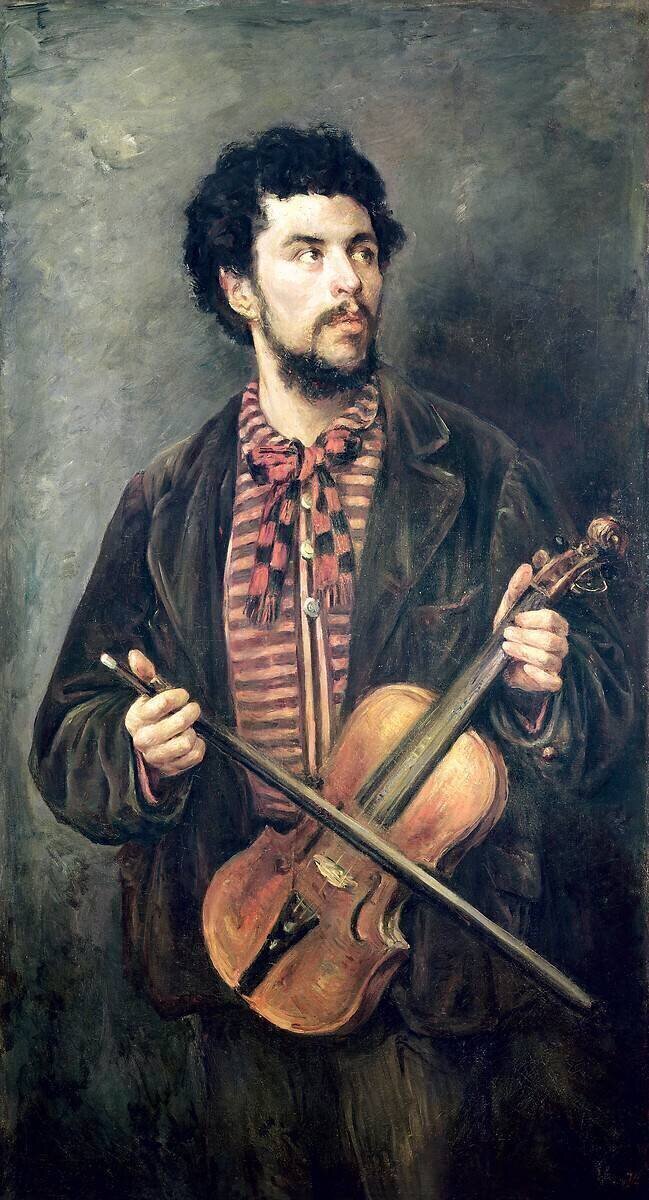 The Violin Player Marcellin Desboutin
