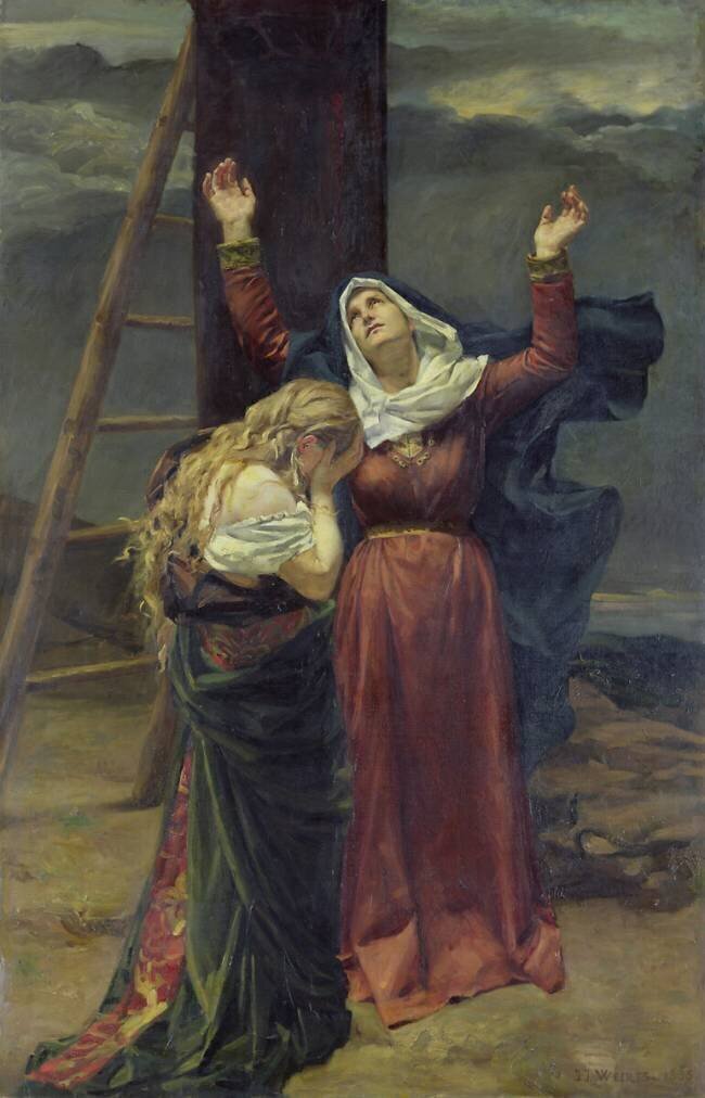 The Virgin at the Foot of the Cross Jean Joseph Weerts