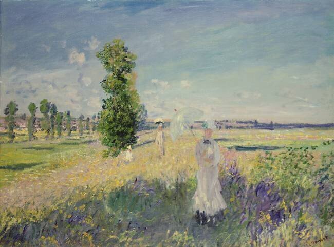The Walk Claude Monet