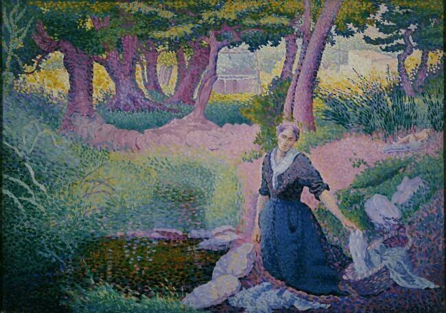 The Washerwoman Henri-Edmond Cross