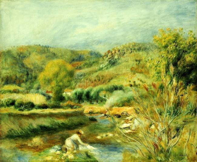 The Washerwoman Auguste Renoir