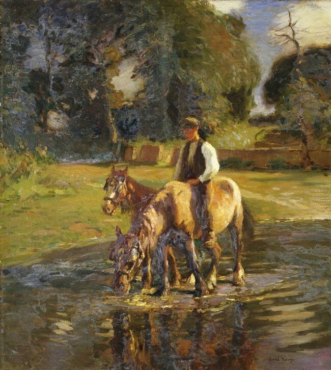 The Watering Place Harold Harvey