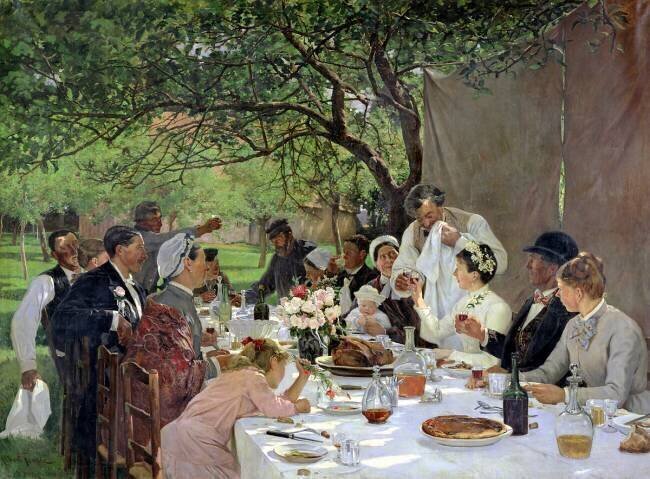 The Wedding Meal at Yport Albert-Auguste Fourie