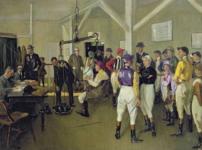 The Weighing-in Room John Lavery