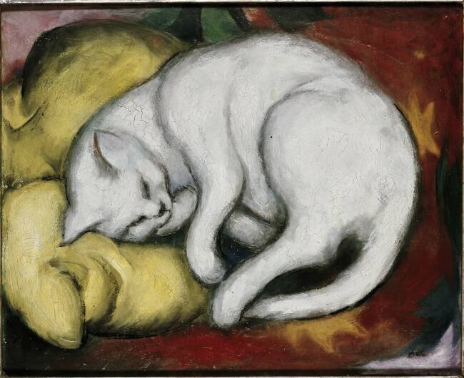 The White Cat Franz Marc