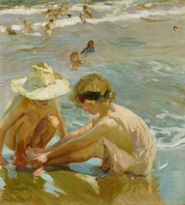 The Wounded Foot Joaquin Sorolla y Bastida