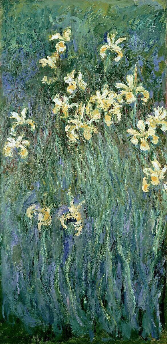 The Yellow Irises Claude Monet