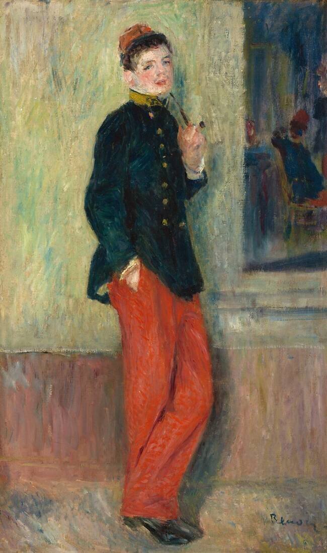 The Young Soldier Auguste Renoir
