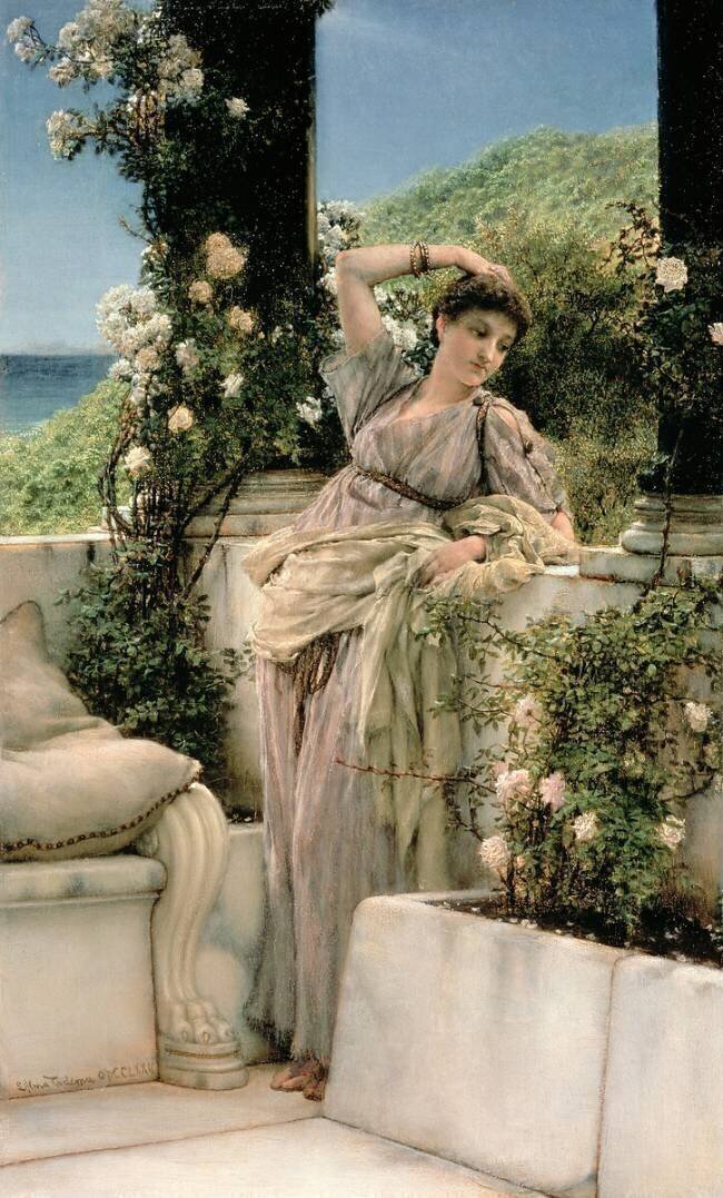 "Thou Rose of All the Roses" Lawrence Alma-Tadema