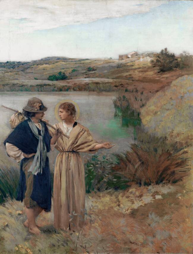 Tobie et l'Ange Jean-Charles Cazin