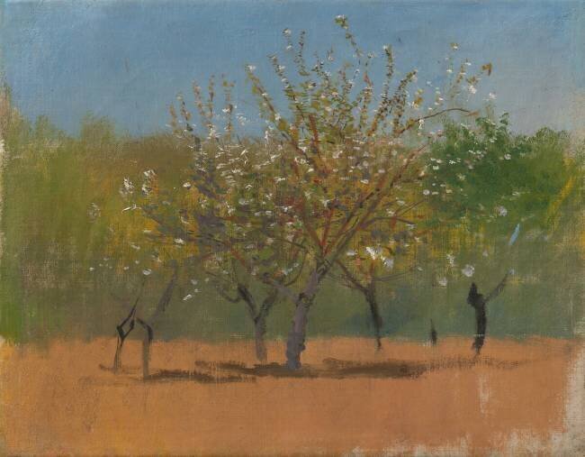 Trees in Blossom Laszlo Mednyanszky