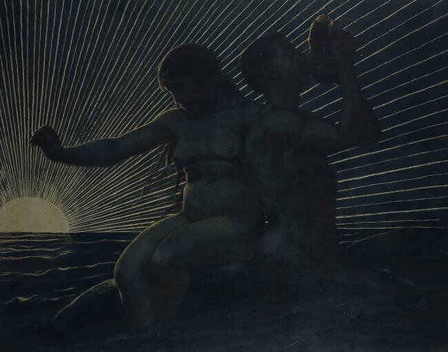 Triton pair Hans Thoma