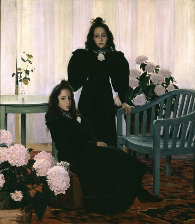 Twins. Las Vicentetes Santiago Rusiñol