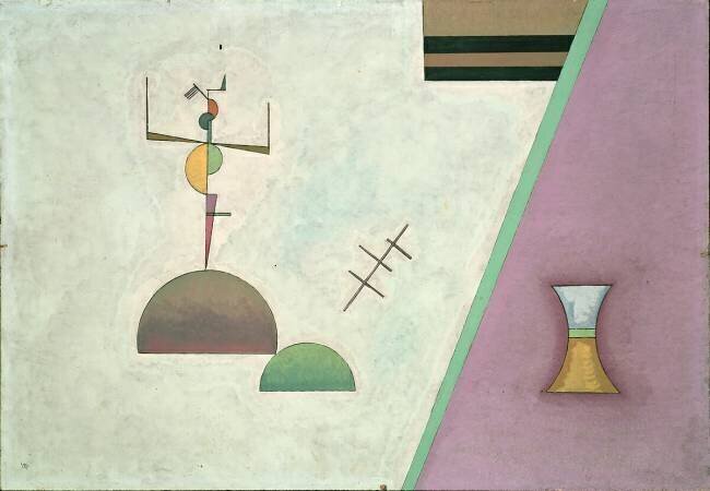 Two Black Lines Wassily Kandinsky
