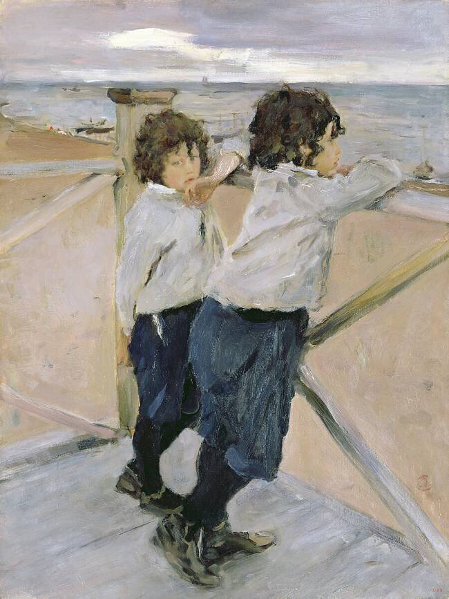 Two Boys Valentin Serov