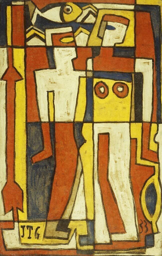 Two Figures Joaquin Torres-Garcia