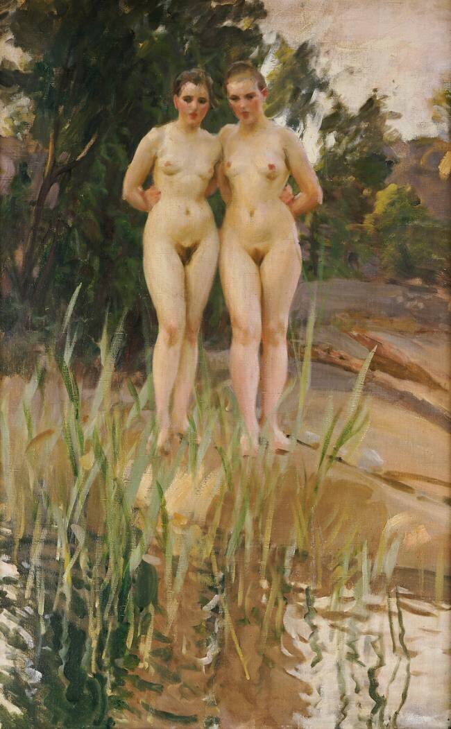 Two Friends Anders Zorn