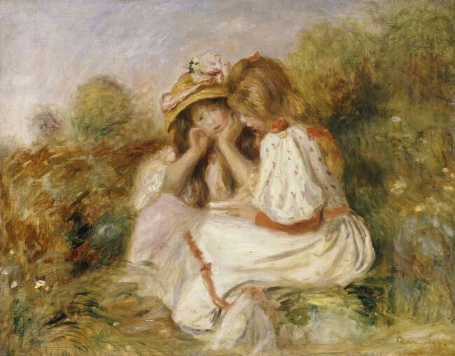 Two Girls Auguste Renoir