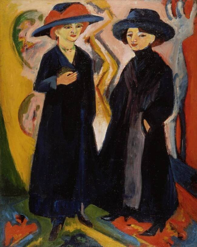 Two Women Ernst Ludwig Kirchner