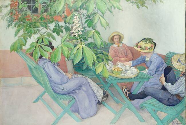 Under the Chestnut Tree Carl Larsson