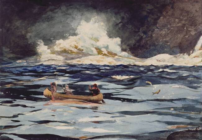 Under the Falls, the Grand Discharge Winslow Homer