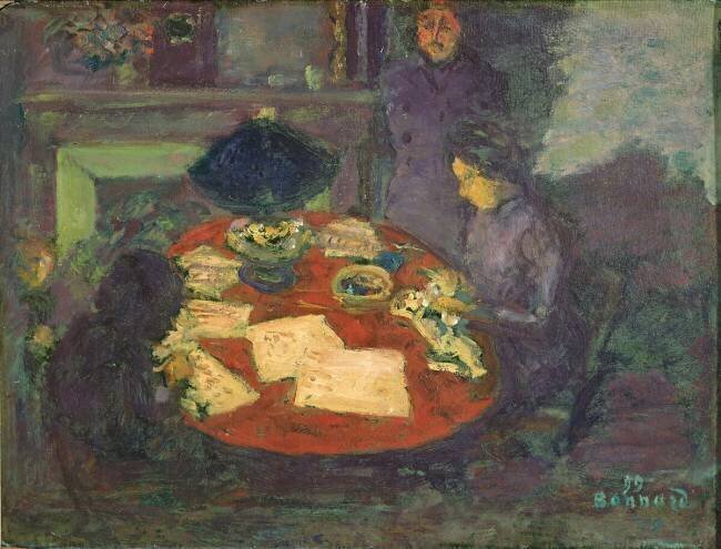 Under the Lamp Pierre Bonnard