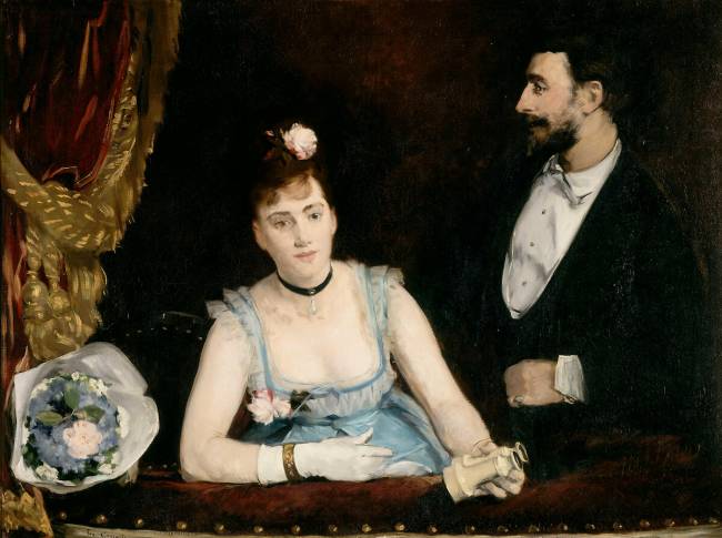 Une loge aux Italiens Eva Gonzales