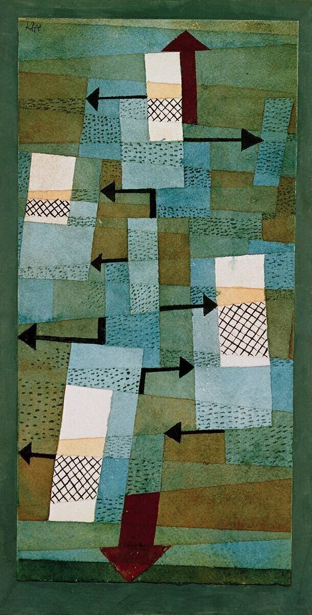 Unstable balance Paul Klee