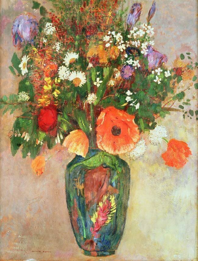 Vase de Fleurs Odilon Redon