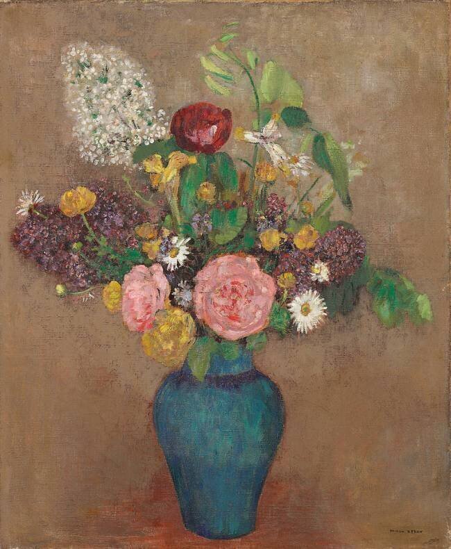 Vase of Flowers Odilon Redon