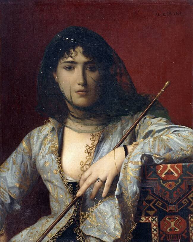 Veiled Circassian Lady Jean-Léon Gérôme