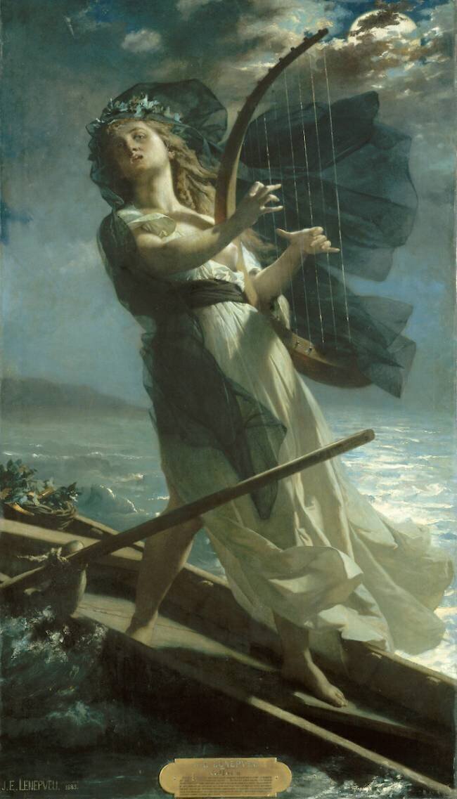 Velléda, effet de lune Jules Eugène Lenepveu