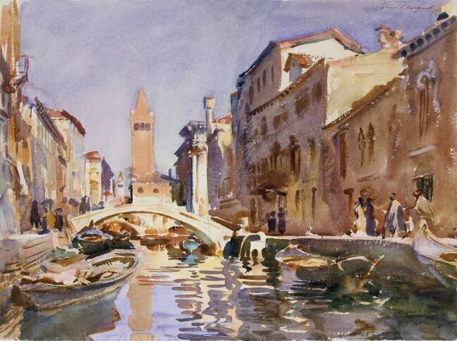 Venetian Canal John Singer Sargent