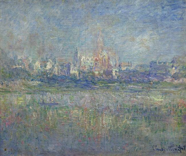 Vetheuil in the Fog Claude Monet