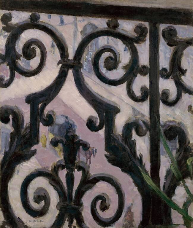 View from a Balcony Gustave Caillebotte