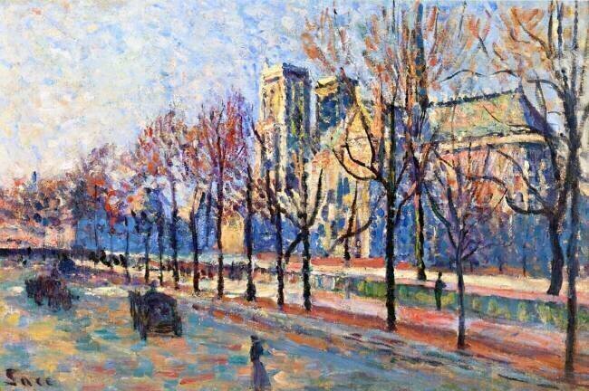 View from the Quay Montebello Maximilien Luce