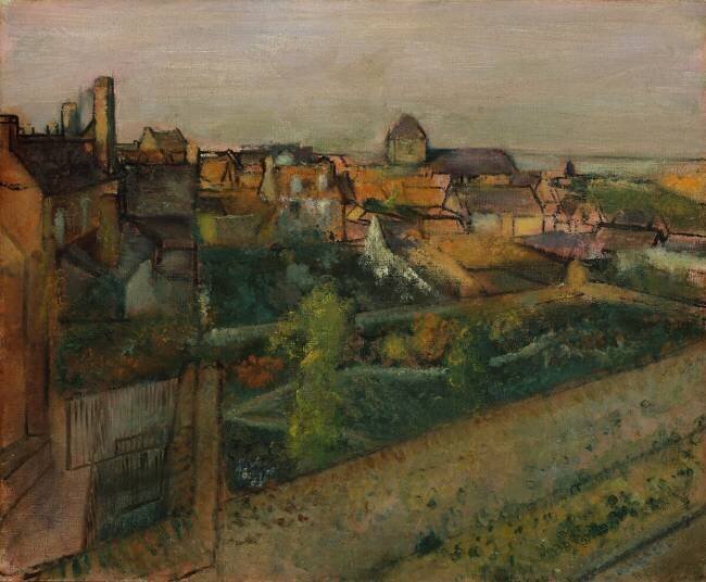 View of Saint-Valéry-sur-Somme Edgar Degas