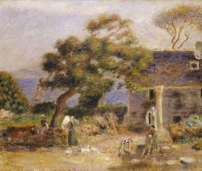 View of Treboul Auguste Renoir