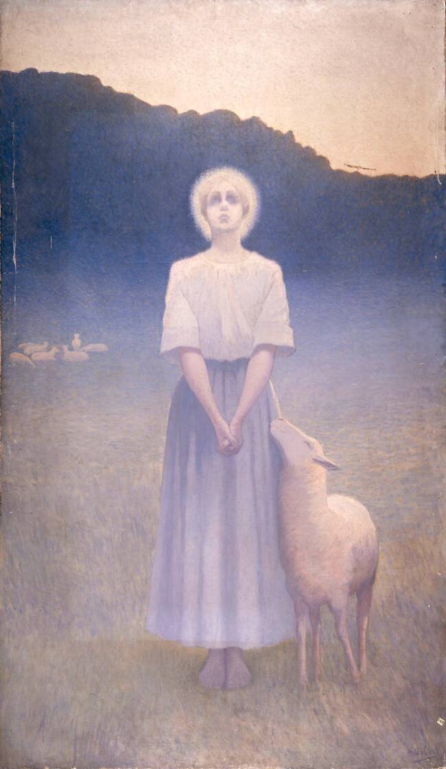 Vision de sainte Geneviève (2ème version) Alphonse Osbert