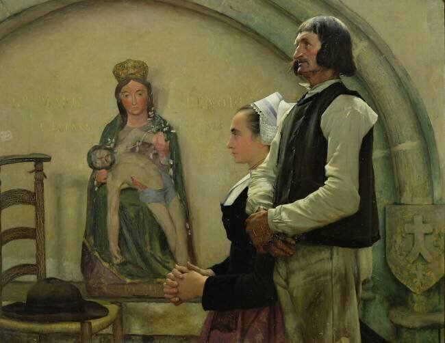 Visiting the Virgin of Benodet Jean Eugène Buland
