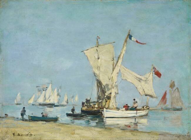 Voiliers Eugène Boudin