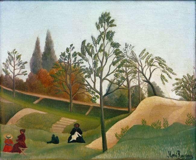 Vue des fortifications Henri Rousseau