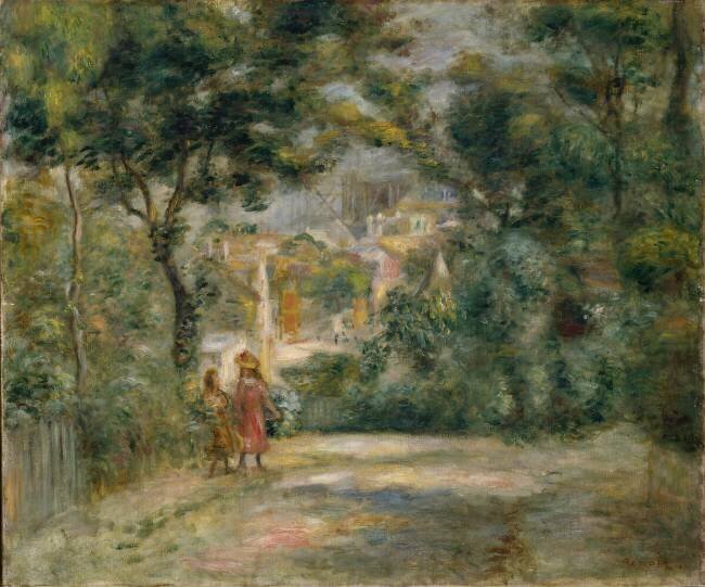 Vue du Sacré-Coeur Auguste Renoir