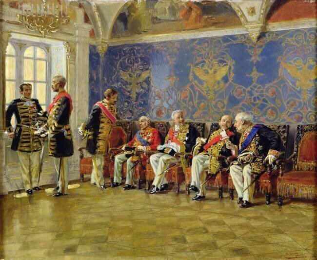 Waiting for an Audience Vladimir Egorovic Makovsky