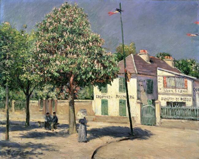 Walk at Argenteuil Gustave Caillebotte